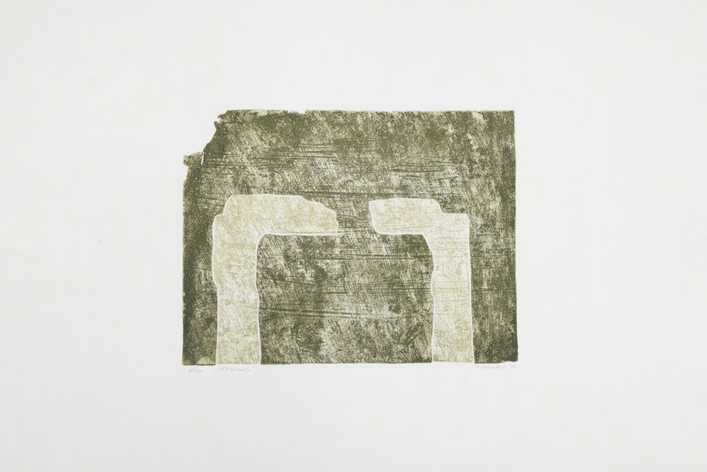 Öffnung, Radierung, 33 x 25 cm, Auflage 10, 184