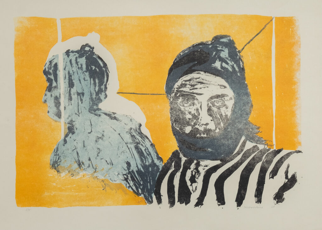 Ohne Titel, Lithografie, 51 x 35 cm, Auflage 5, 1968