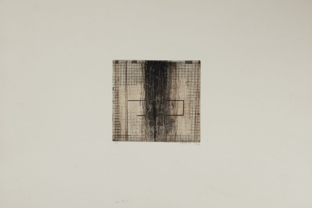 Ohne Titel, Radierung, 14 x 15 cm, Auflage 13 , 1977/78