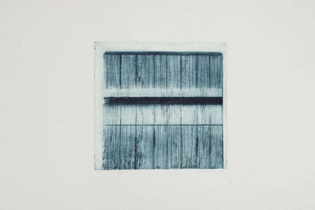 Wand, Radierung, 26 x 25 cm, Auflage 9, 1979