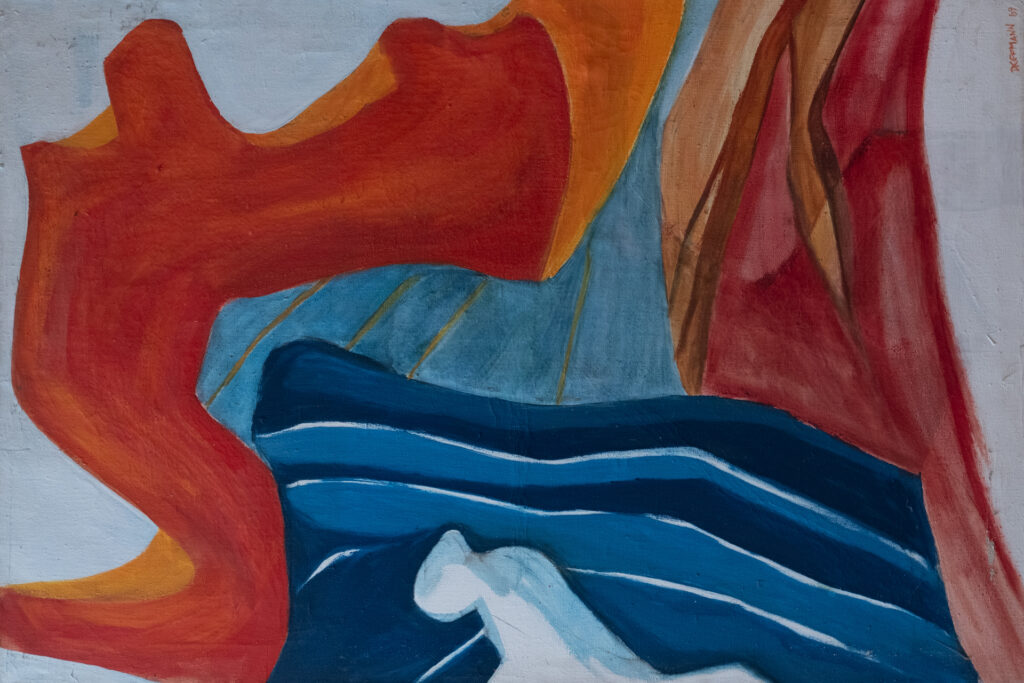 Fragment einer Landschaft, Öl auf LW, 96 x 66 cm, 1969