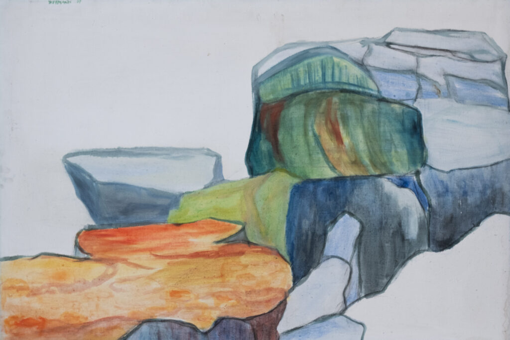 Ohne Titel, Öl auf Leinwand, 97 x 65 cm, 1967