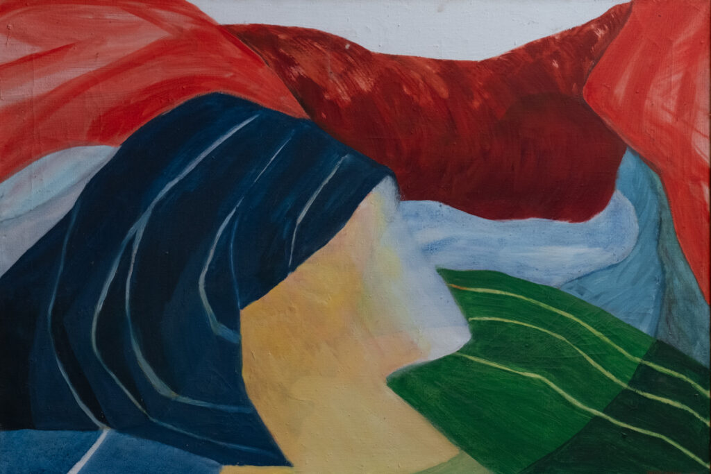 Landschaft, Öl auf Leinwand, 96 x 66 cm, 1969