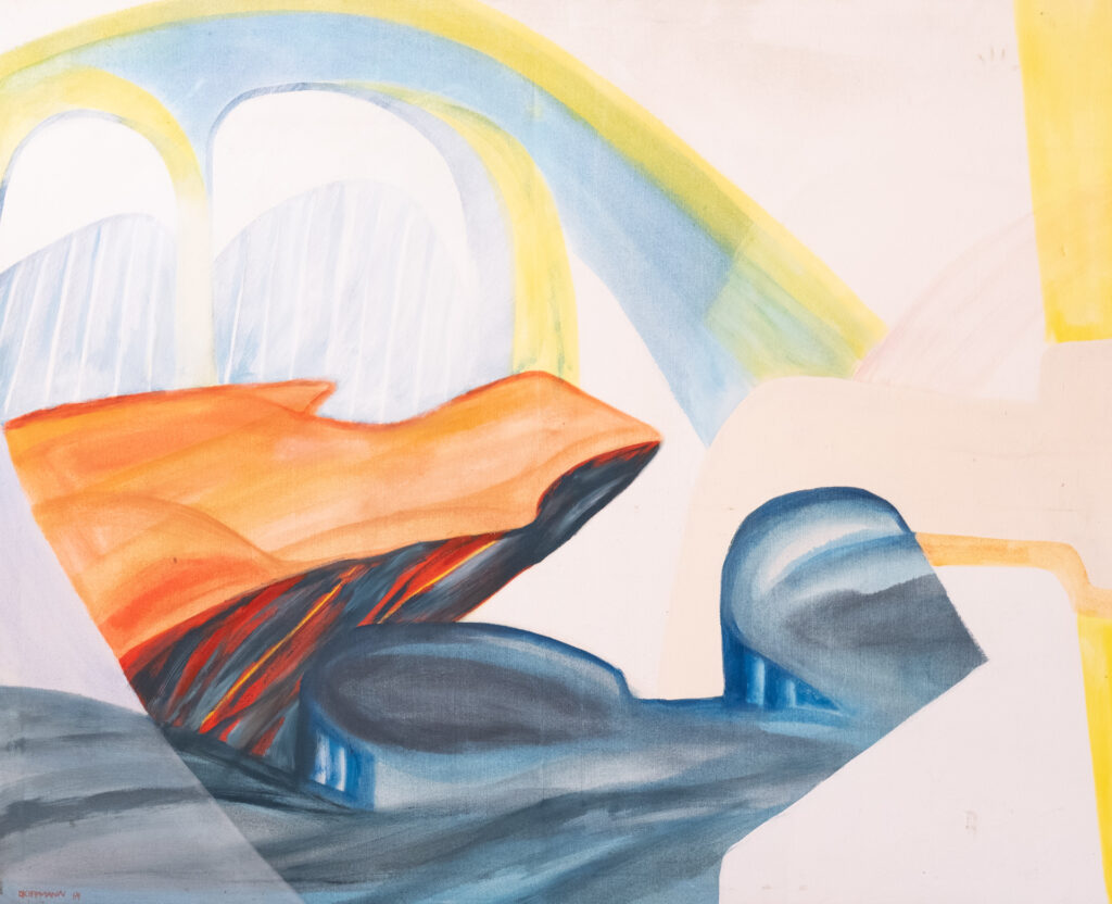 Öl auf Leinwand, Kunstpreis Köflach, 125 x 100cm, 1973