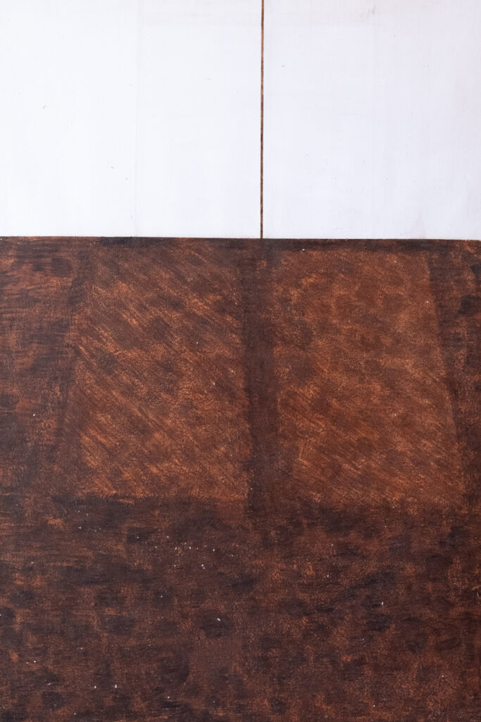 Fenster, Acryl, Mischtechnik auf Leinwand, 66 x 143 cm, 1977